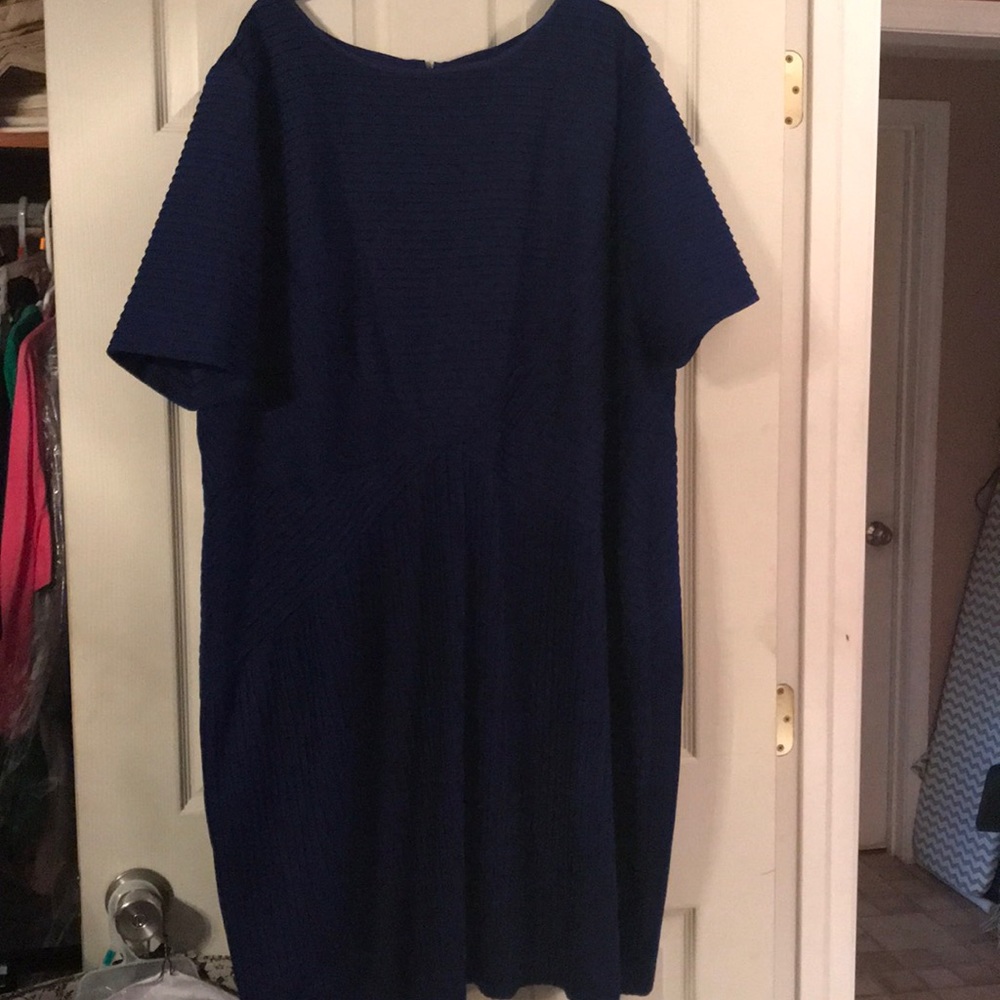 Plus size beautiful blue dress